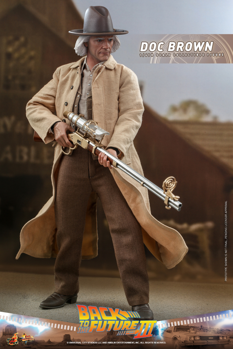 Hot Toys – MMS617 -《回到未來第三集》布朗博士(Doc Brown)1/6 比例收藏級人偶