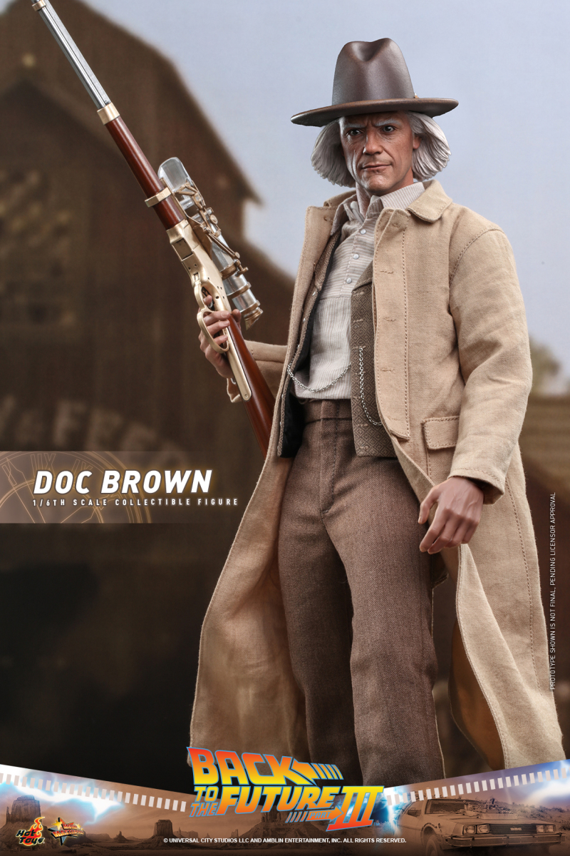 Hot Toys – MMS617 -《回到未來第三集》布朗博士(Doc Brown)1/6 比例收藏級人偶