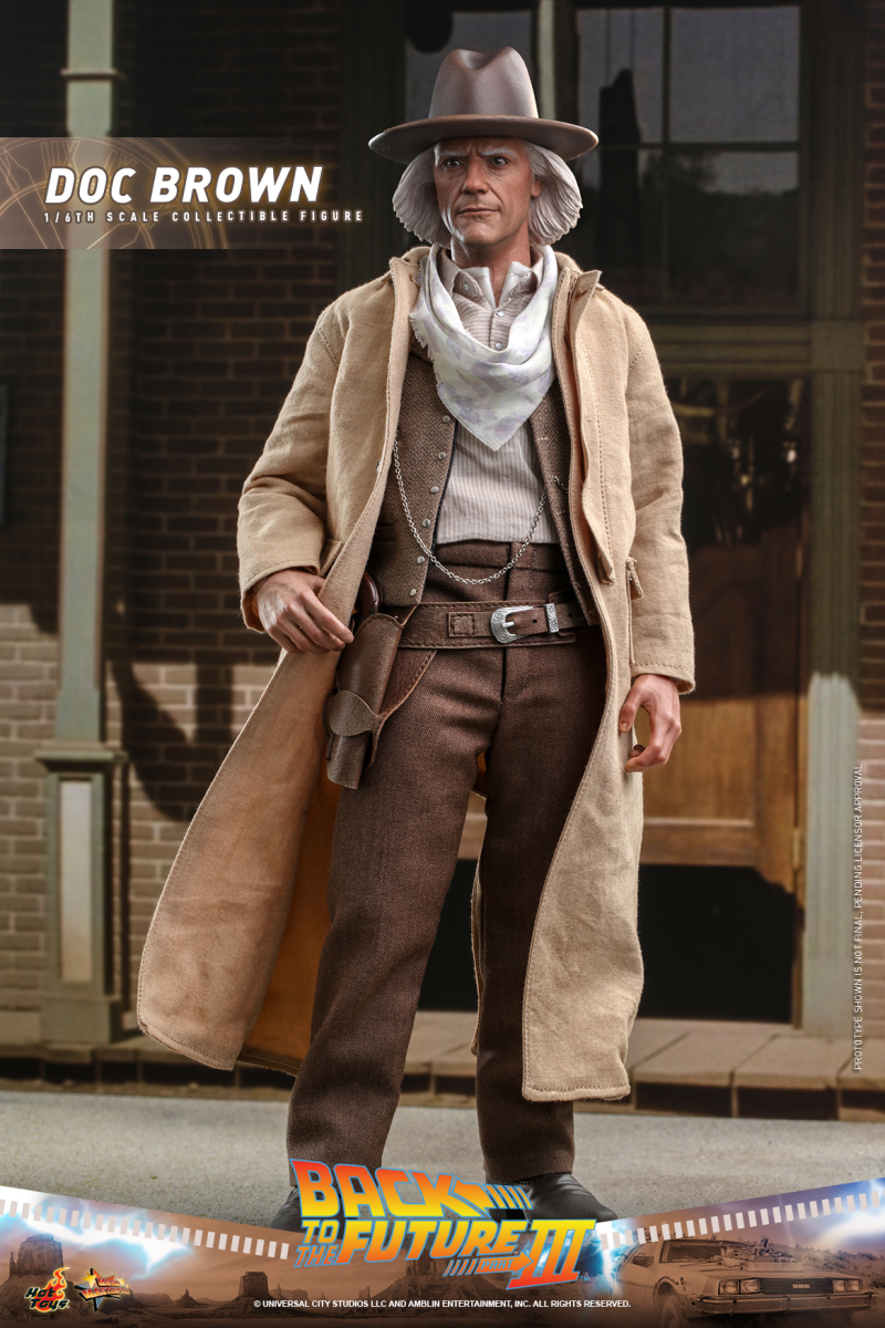 Hot Toys – MMS617 -《回到未來第三集》布朗博士(Doc Brown)1/6 比例收藏級人偶