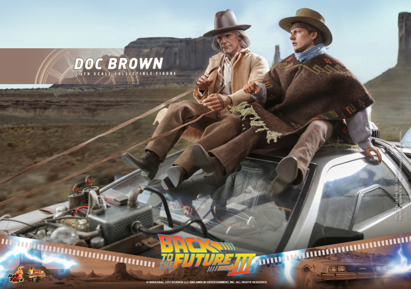Hot Toys – MMS617 -《回到未來第三集》布朗博士(Doc Brown)1/6 比例收藏級人偶