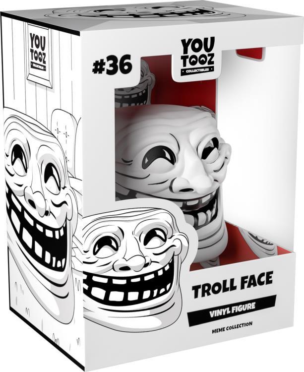 YOUTOOZ迷因收藏「Troll Face」搪膠玩具  那張超討厭的嘲諷臉商品化！