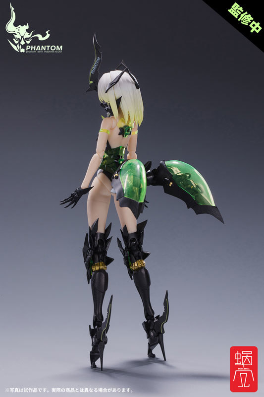 蝸之殼工作室「幻鬼機殼-001 熒」1/12 比例可動完成品 無辜vs冷酷雙素體豪華登場！