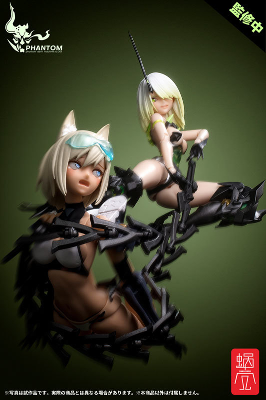 蝸之殼工作室「幻鬼機殼-001 熒」1/12 比例可動完成品 無辜vs冷酷雙素體豪華登場！