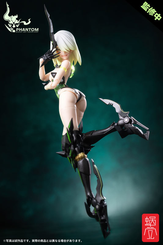 蝸之殼工作室「幻鬼機殼-001 熒」1/12 比例可動完成品 無辜vs冷酷雙素體豪華登場！