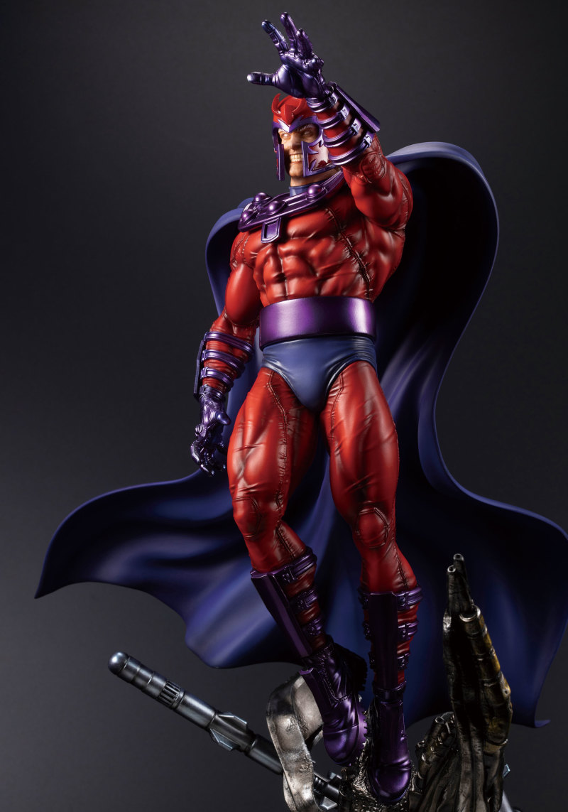 壽屋 FINE ART STATUE 系列 MARVEL【萬磁王】1/6 比例全身雕像（マグニートー ファインアートスタチュー）強烈霸者氣息！