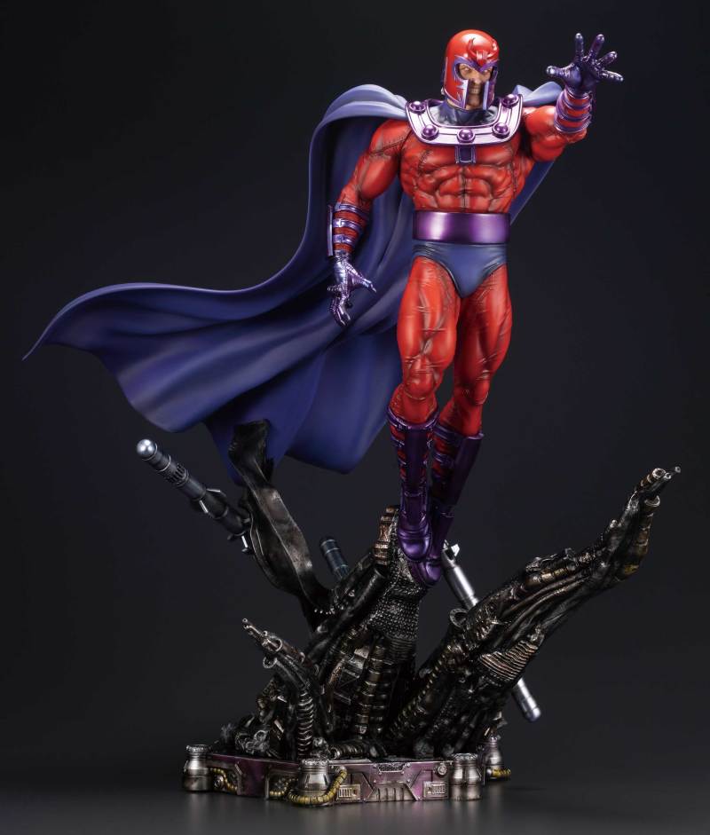 壽屋 FINE ART STATUE 系列 MARVEL【萬磁王】1/6 比例全身雕像（マグニートー ファインアートスタチュー）強烈霸者氣息！