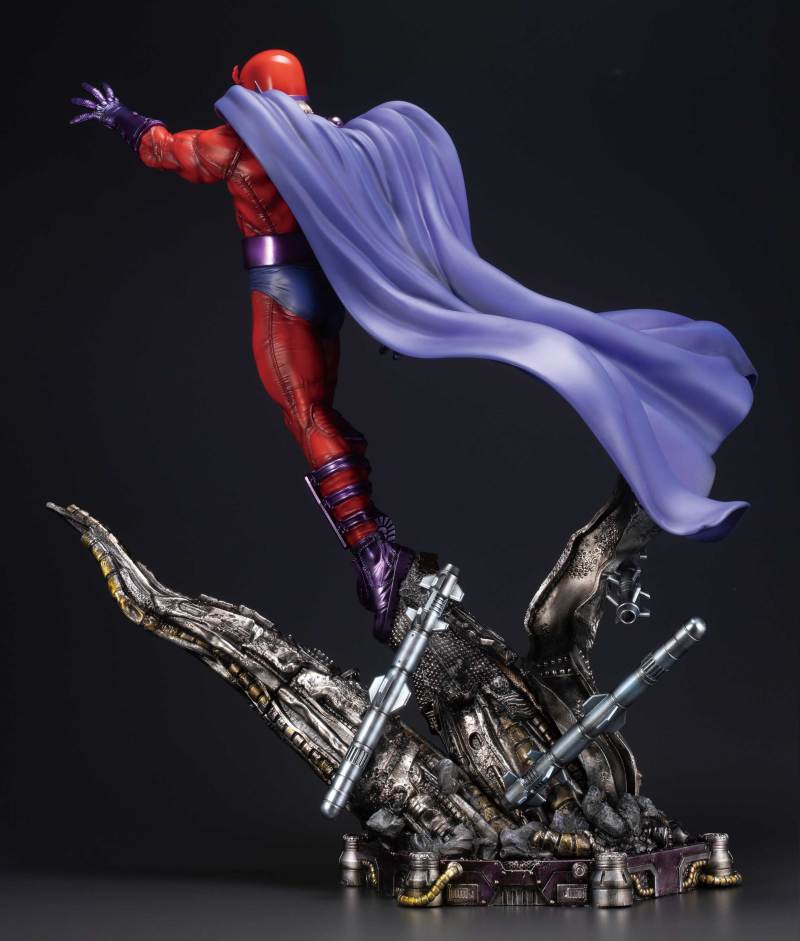 壽屋 FINE ART STATUE 系列 MARVEL【萬磁王】1/6 比例全身雕像（マグニートー ファインアートスタチュー）強烈霸者氣息！