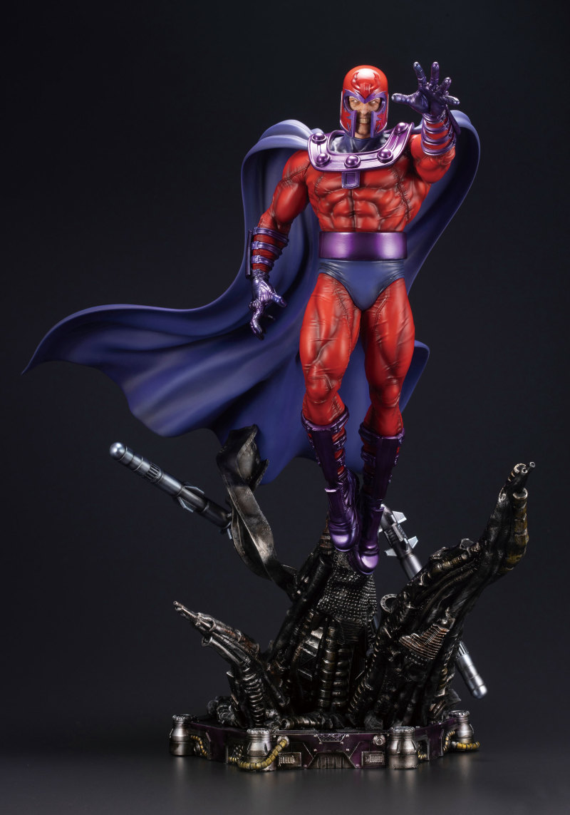 壽屋 FINE ART STATUE 系列 MARVEL【萬磁王】1/6 比例全身雕像（マグニートー ファインアートスタチュー）強烈霸者氣息！