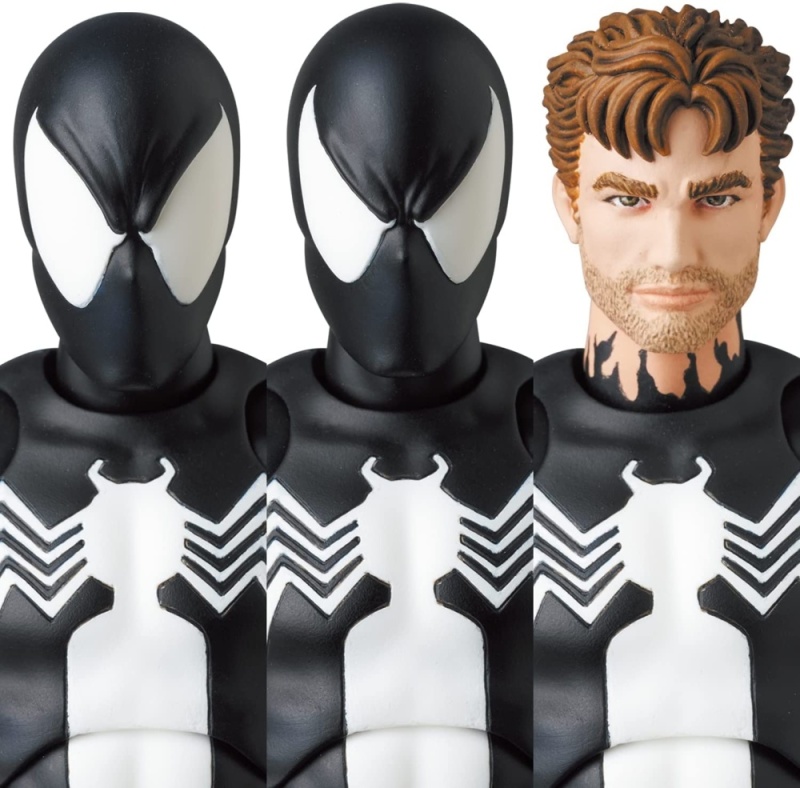 MAFEX MARVEL【蜘蛛人 共生體戰衣(漫畫版)】SPIDER-MAN BLACK COSTUME (COMIC Ver.) 可動人偶
