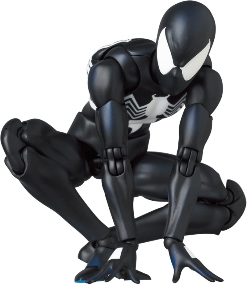 MAFEX MARVEL【蜘蛛人 共生體戰衣（漫畫版）】SPIDER-MAN BLACK COSTUME (COMIC Ver.) 可動人偶