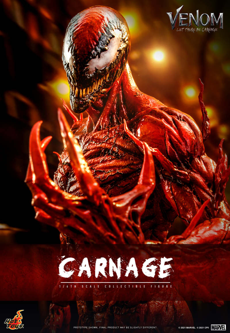 Hot Toys《猛毒2：血蜘蛛》屠殺（Carnage）1/6 比例收藏級人偶 普通版/豪華版