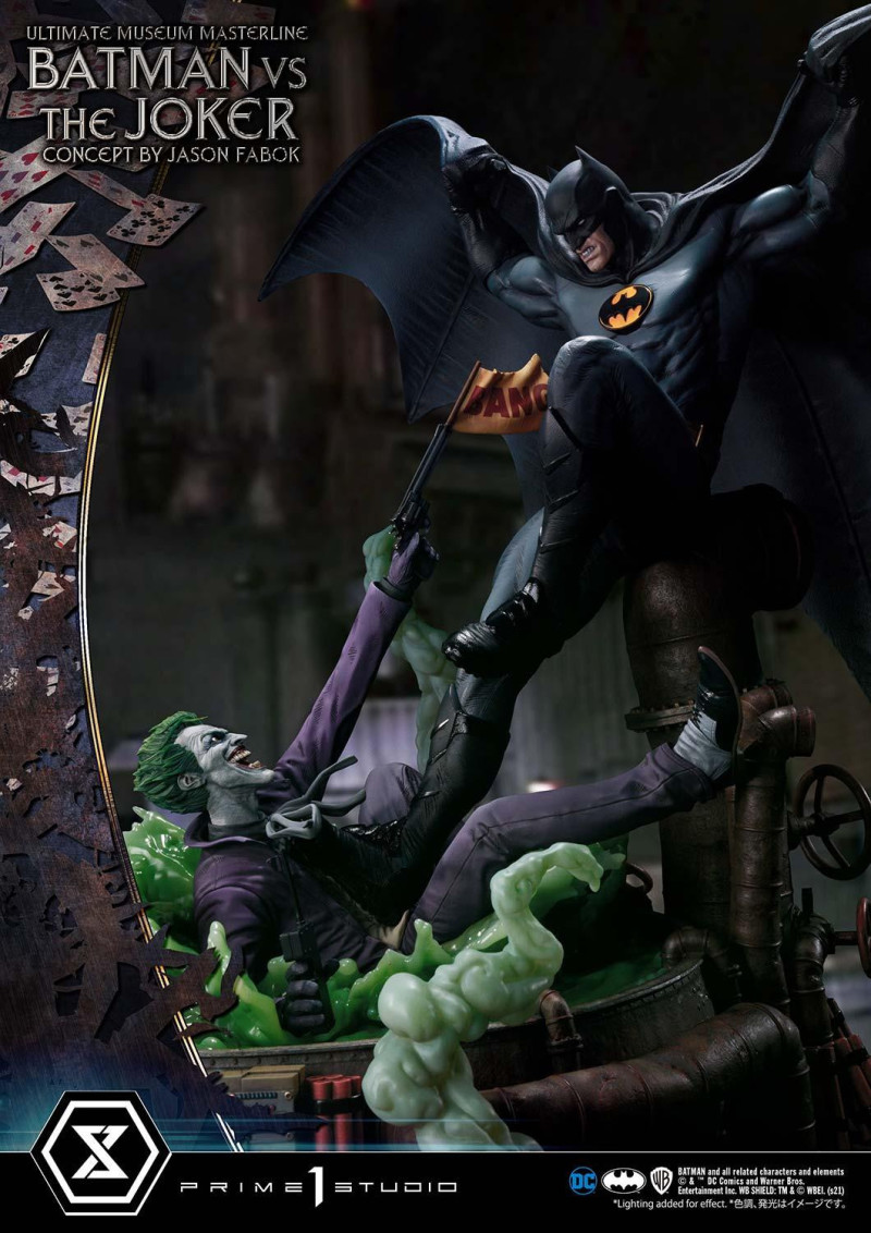 Prime 1 Studio DC【蝙蝠俠大戰小丑】バットマンVSジョーカー 1/3 比例全身雕像 普通版/DX特典版