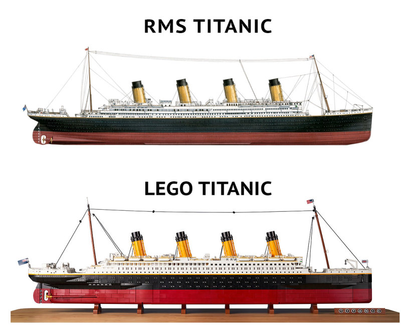 LEGO 10294【鐵達尼號】Titanic 全長來到135 公分、零件數突破9000 片的史詩級樂高船艦！ | 玩具人Toy People News