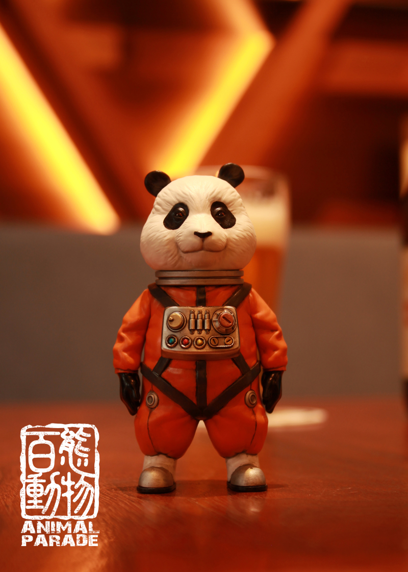 STUDIO SUNDOWNER × Breed Bed Works 百態動物「貓熊太空人」（Astronaut Panda）GK套件