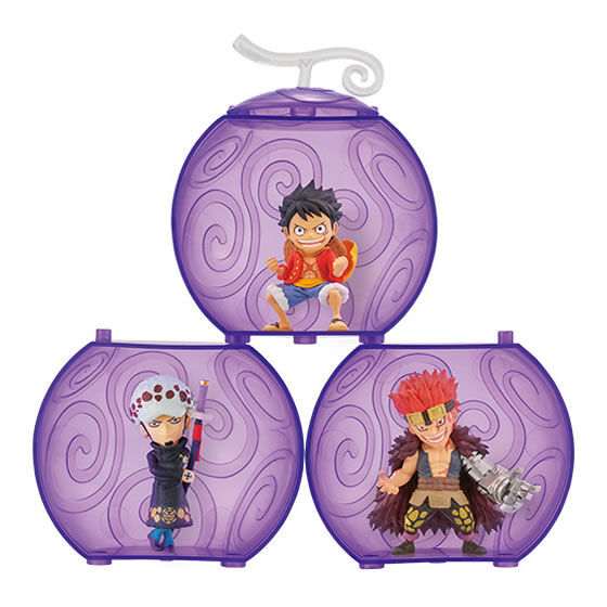 尾田老師激推!「From TV animation ONE PIECE 惡魔果實 第一海戰」造型轉蛋殼化為展示架