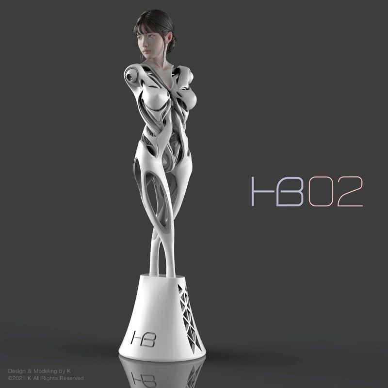 融合 優美人體x科幻機械 第二彈!海洋堂『DGK Android HB02』GK 模型11 月發售