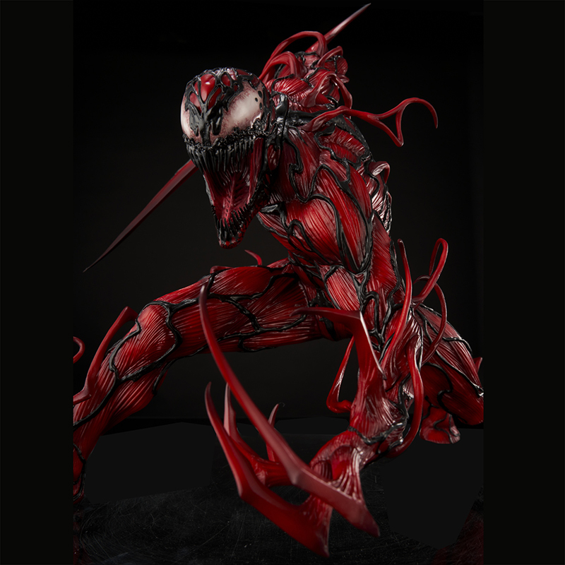 千值練 sofbinal 系列 MARVEL【屠殺】(ソフビナル カーネイジ)大尺寸軟膠玩具 準備大開殺戒的狂暴姿態!