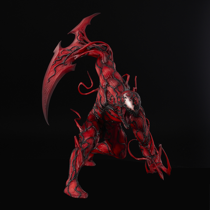 千值練 sofbinal 系列 MARVEL【屠殺】(ソフビナル カーネイジ)大尺寸軟膠玩具 準備大開殺戒的狂暴姿態!