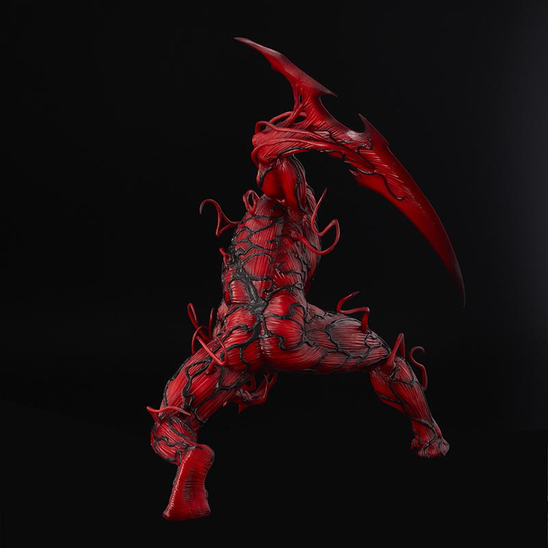 千值練 sofbinal 系列 MARVEL【屠殺】(ソフビナル カーネイジ)大尺寸軟膠玩具 準備大開殺戒的狂暴姿態!