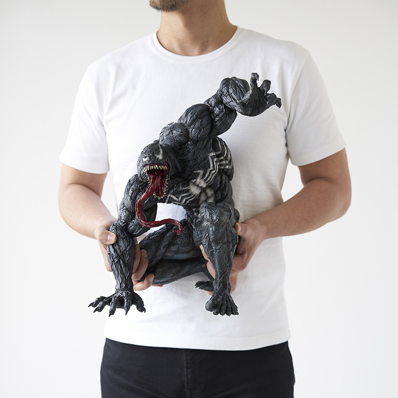 千值練 sofbinal 系列 MARVEL【猛毒 Ver.1.5】（ソフビナル ステルス Ver.1.5）大尺寸軟膠玩具 附上共生體地台再次襲來！