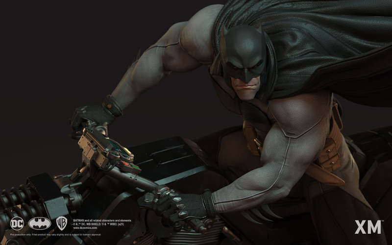 XM Studios DC「蝙蝠俠：白色騎士 蝙蝠機車版本」（Batman: White Knight Batcycle Edition）1/4 比例場景雕像 情報公開