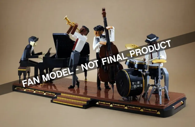 樂高七號 LEGO Ideas投稿「爵士四重奏（Jazz Quartet）」奔放躍動感與逼真細節兼具！