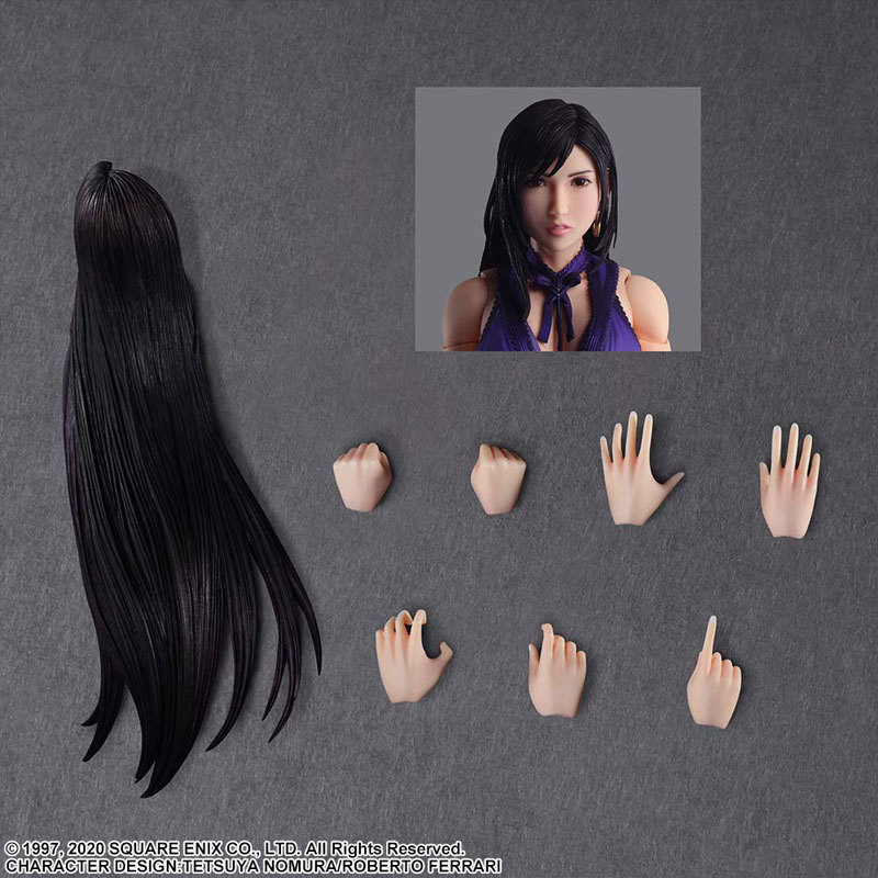 誘人禮服造型登場『PLAY ARTS改《FFVII 重製版》蒂法 禮服Ver.』可動人偶明年 06 月發售!