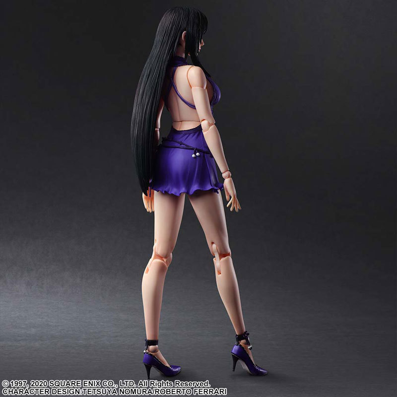 誘人禮服造型登場『PLAY ARTS改《FFVII 重製版》蒂法 禮服Ver.』可動人偶明年 06 月發售!