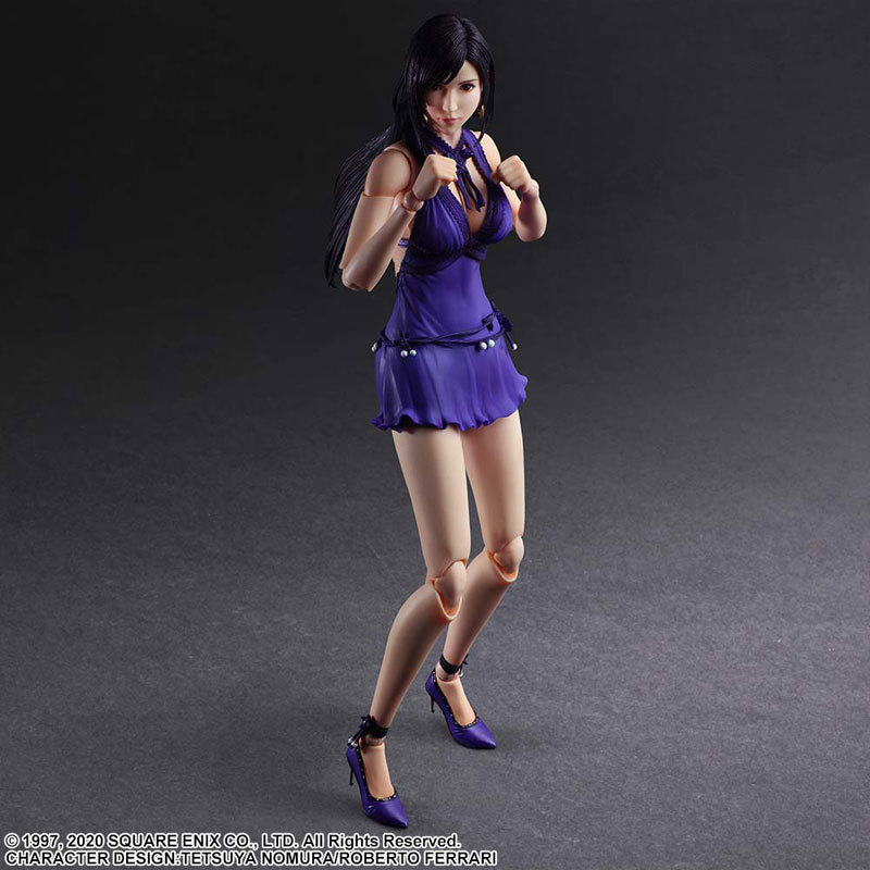 誘人禮服造型登場『PLAY ARTS改《FFVII 重製版》蒂法 禮服Ver.』可動人偶明年 06 月發售!