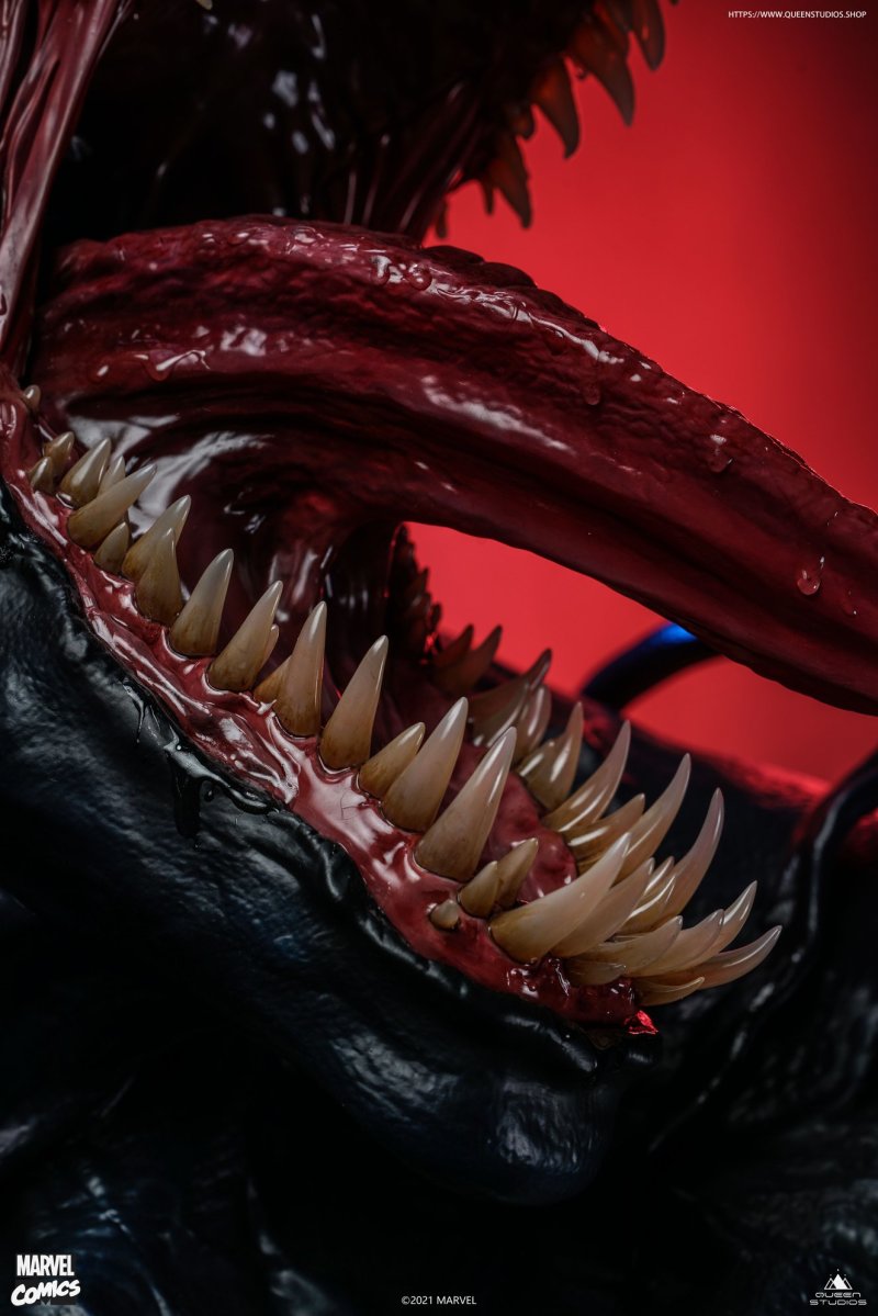 Queen Studios MARVEL【猛毒】Venom 1/1 比例半身胸像 情報公開 栩栩如生的逼真活物感!