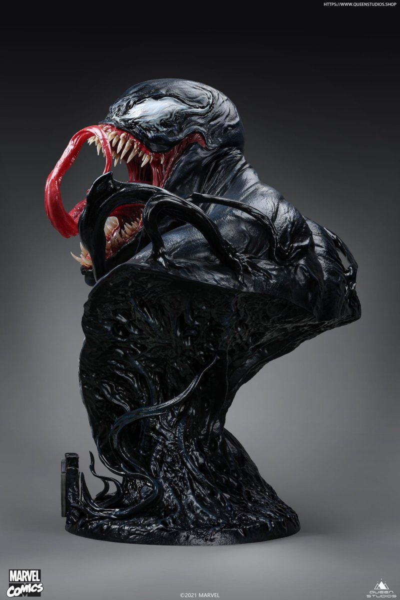 Queen Studios MARVEL【猛毒】Venom 1/1 比例半身胸像 情報公開 栩栩如生的逼真活物感!