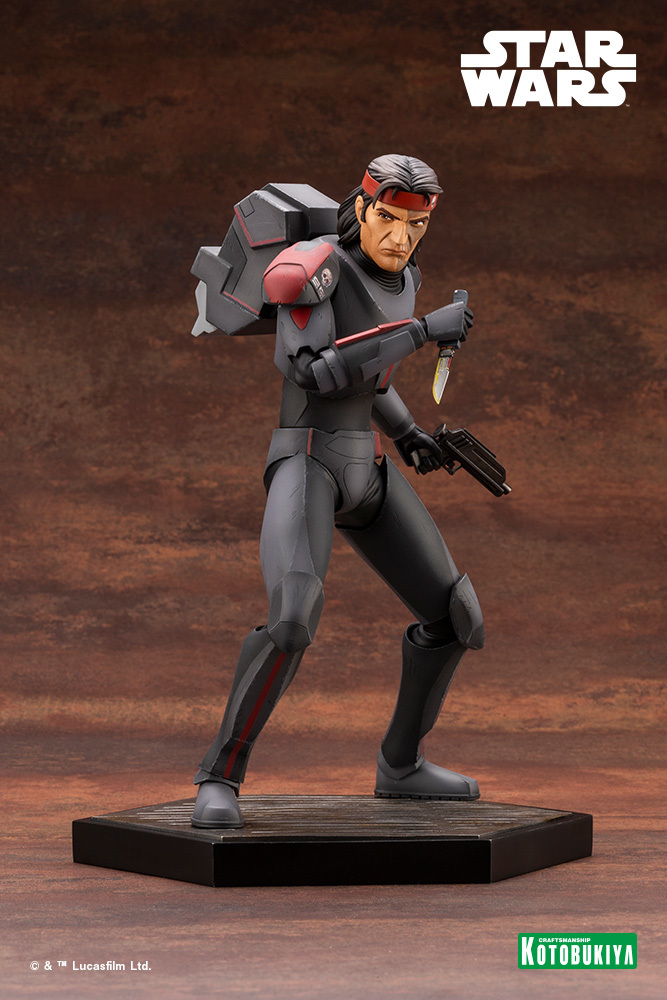 壽屋 ARTFX 系列《星際大戰：瑕疵品》獵人（ハンター THE BAD BATCH）1/7 比例PVC塗裝完成品