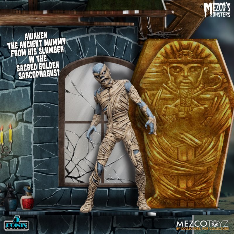 MEZCO TOYZ 5 POINTS 系列「MEZCO 的怪物 - 恐懼之塔豪華套裝組」Mezco’s Monsters - Tower of Fear Deluxe Boxed Set