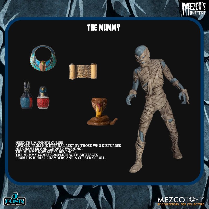 MEZCO TOYZ 5 POINTS 系列「MEZCO 的怪物 - 恐懼之塔豪華套裝組」Mezco’s Monsters - Tower of Fear Deluxe Boxed Set