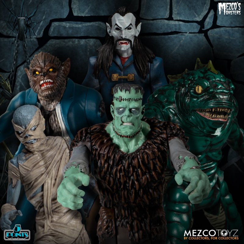 MEZCO TOYZ 5 POINTS 系列「MEZCO 的怪物 - 恐懼之塔豪華套裝組」Mezco’s Monsters - Tower of Fear Deluxe Boxed Set