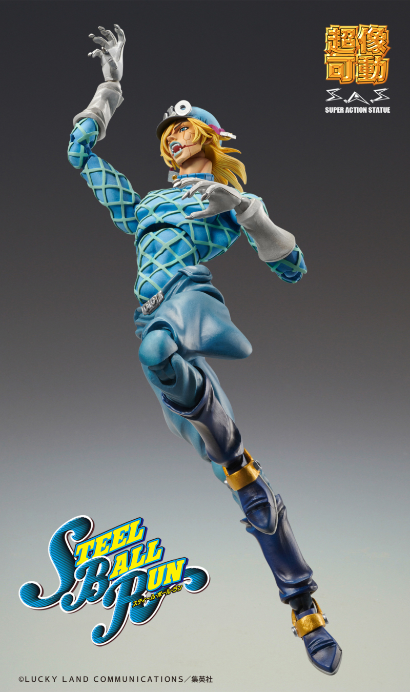 競馬界貴公子！超像可動《JOJO的奇妙冒險 第七部 飆馬野郎》 迪亞哥·布蘭度 &amp; 超像Art 銀色子彈