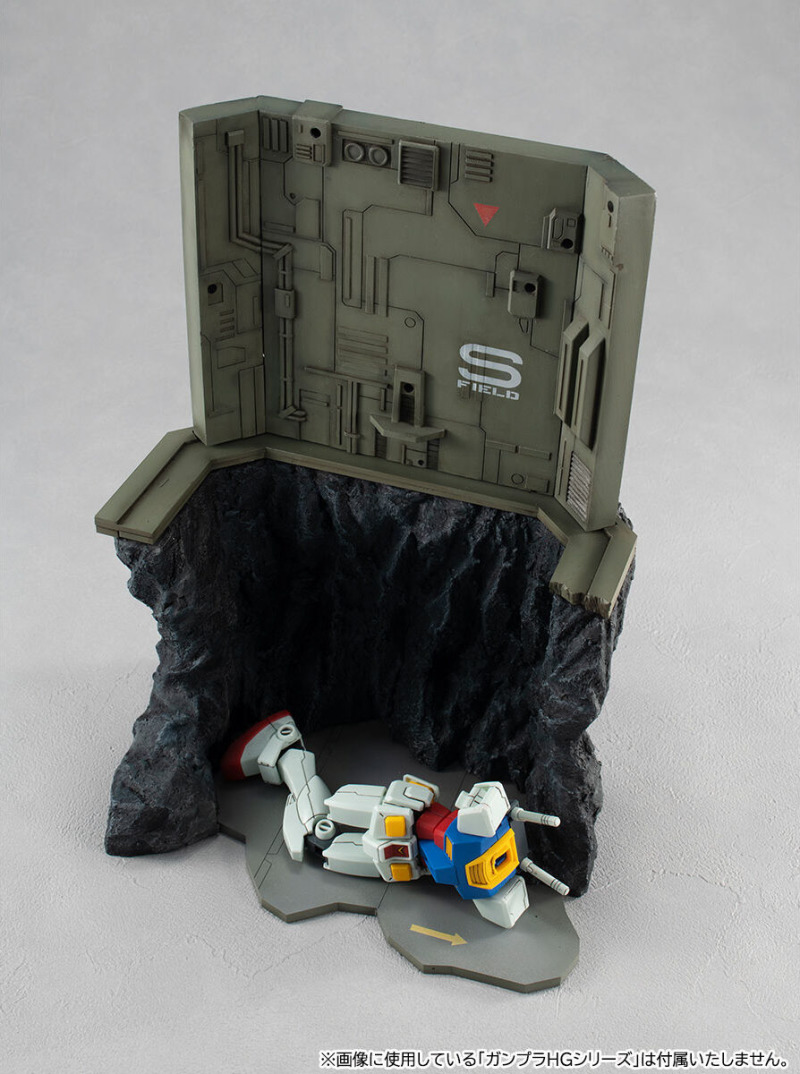 再現劇中名場景！RMS 機動戰士鋼彈 HG 1/144 用『G Structure』情景模型明年 04 月發售