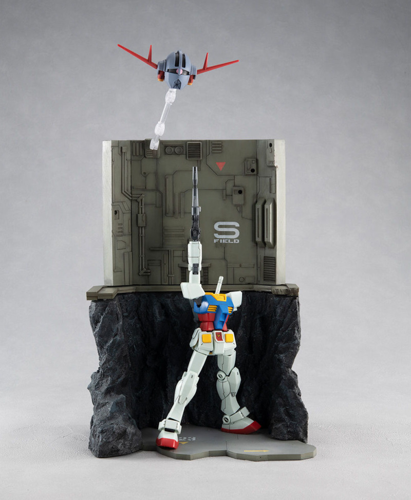 再現劇中名場景！RMS 機動戰士鋼彈 HG 1/144 用『G Structure』情景模型明年 04 月發售