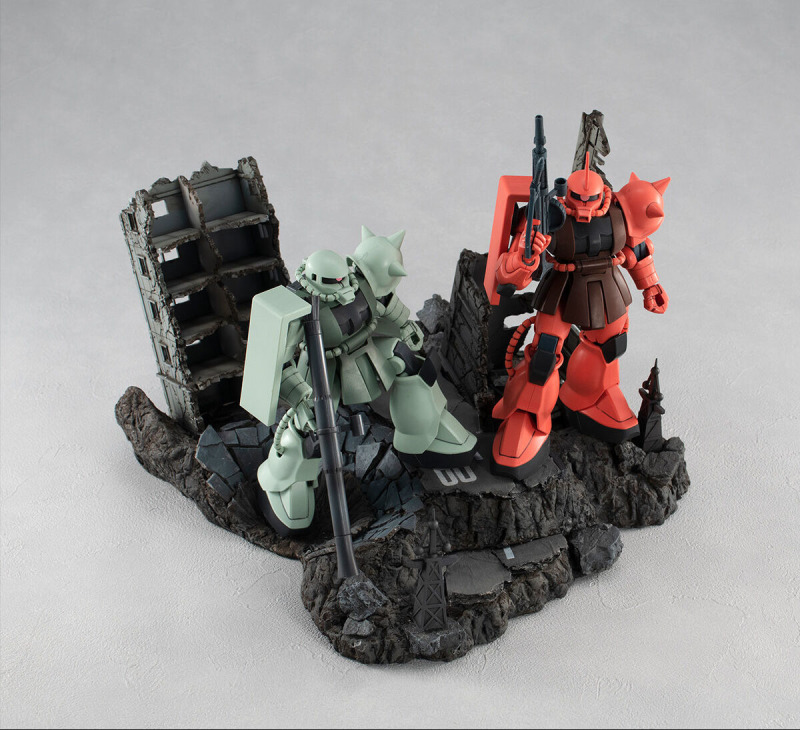 再現劇中名場景！RMS 機動戰士鋼彈 HG 1/144 用『G Structure』情景模型明年 04 月發售