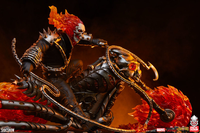 PCS《MARVEL:超級爭霸戰》惡靈騎士(Ghost Rider)1/6 比例場景雕像