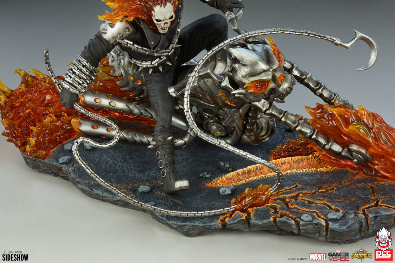 PCS《MARVEL:超級爭霸戰》惡靈騎士(Ghost Rider)1/6 比例場景雕像