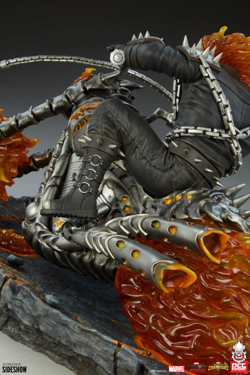PCS《MARVEL:超級爭霸戰》惡靈騎士(Ghost Rider)1/6 比例場景雕像