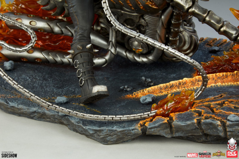 PCS《MARVEL:超級爭霸戰》惡靈騎士(Ghost Rider)1/6 比例場景雕像