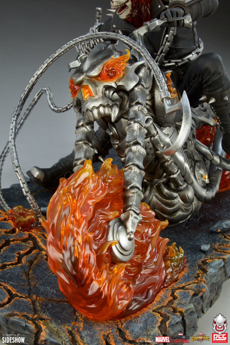 PCS《MARVEL:超級爭霸戰》惡靈騎士(Ghost Rider)1/6 比例場景雕像