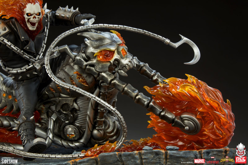 PCS《MARVEL:超級爭霸戰》惡靈騎士(Ghost Rider)1/6 比例場景雕像