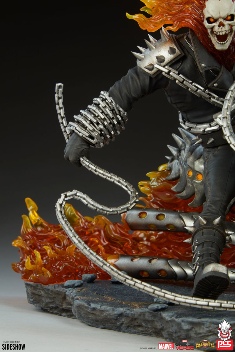 PCS《MARVEL:超級爭霸戰》惡靈騎士(Ghost Rider)1/6 比例場景雕像