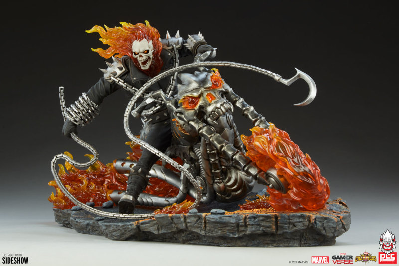 PCS《MARVEL:超級爭霸戰》惡靈騎士(Ghost Rider)1/6 比例場景雕像