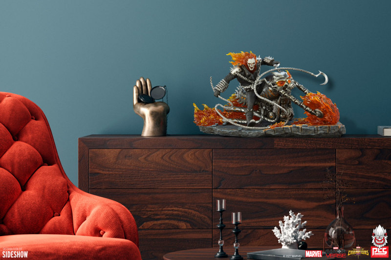 PCS《MARVEL:超級爭霸戰》惡靈騎士(Ghost Rider)1/6 比例場景雕像