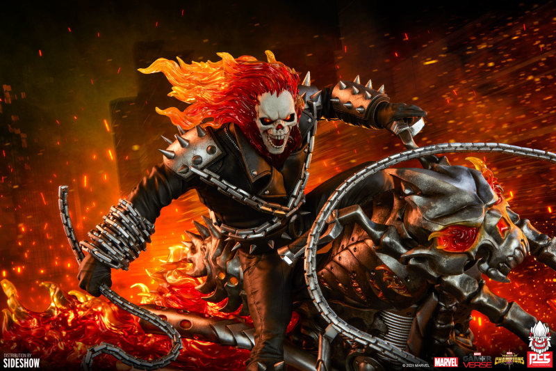 PCS《MARVEL:超級爭霸戰》惡靈騎士(Ghost Rider)1/6 比例場景雕像