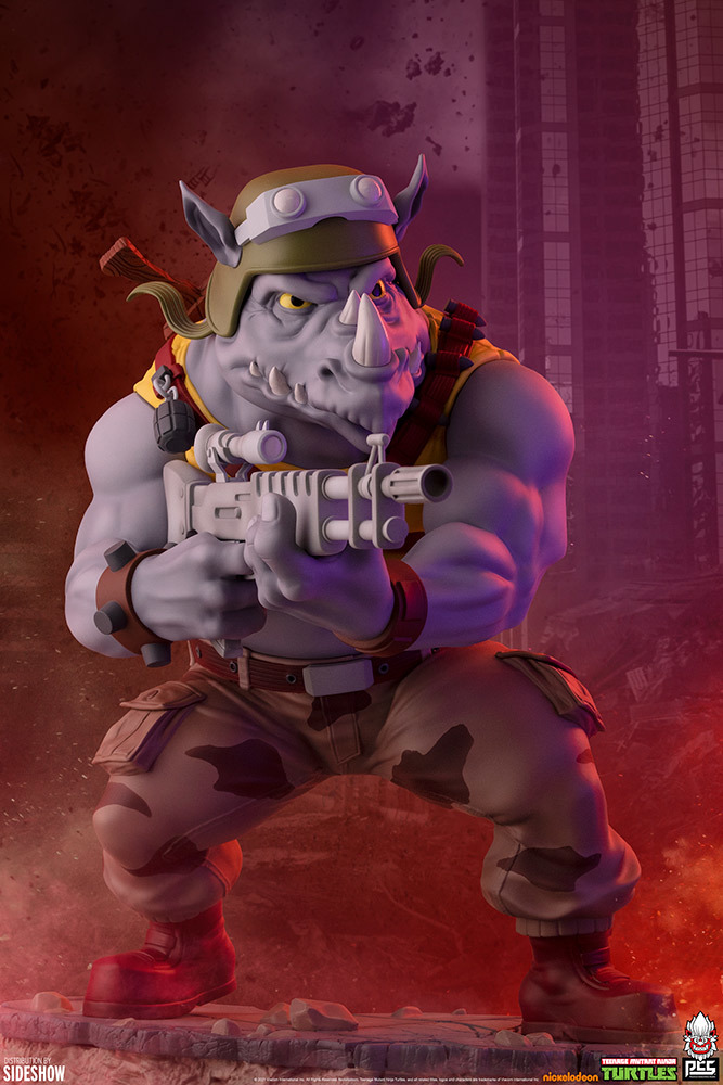 PCS《忍者龜》洛克史迪（Rocksteady）1/4 比例全身雕像 普通版/EX版